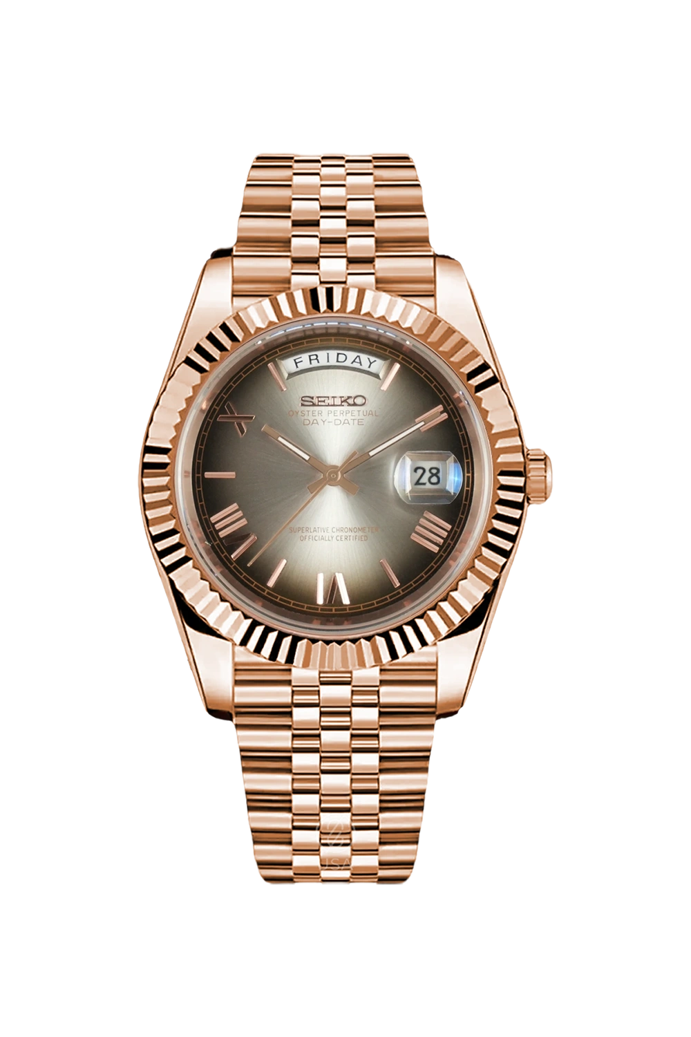 Mod Day-Date Rose Gold Mocha