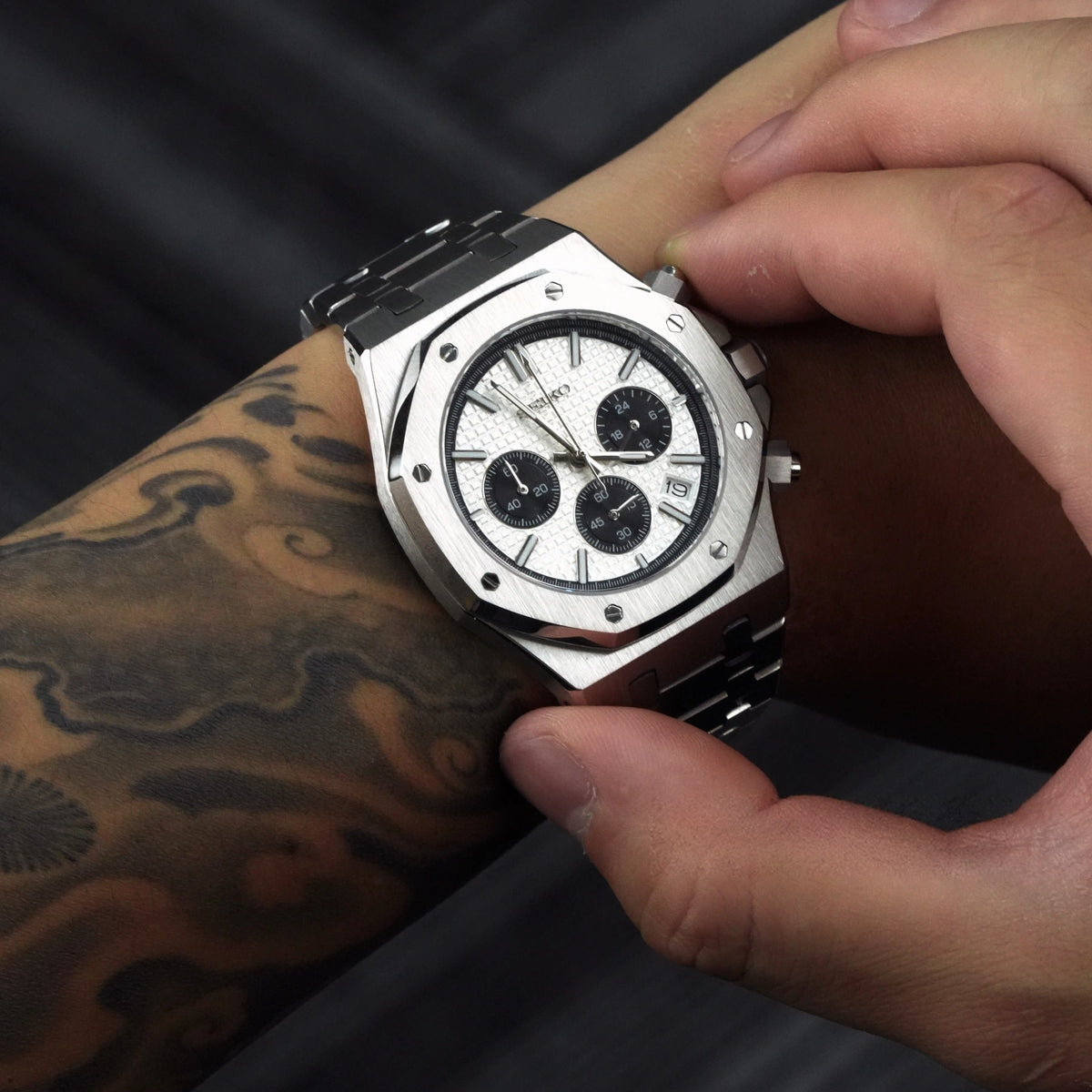 Mod Royal Oak Panda Chronograph