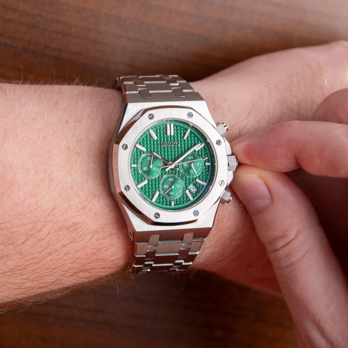 Mod Royal Oak Green Chronograph