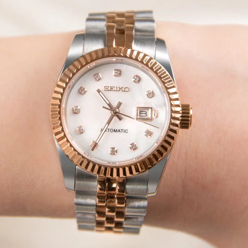 Mod Datejust Two-Tone Pearl - 31mm - SKYRIM WRIST