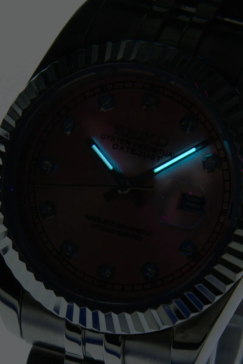 Mod Datejust Pink Diamond - 31mm - SKYRIM WRIST