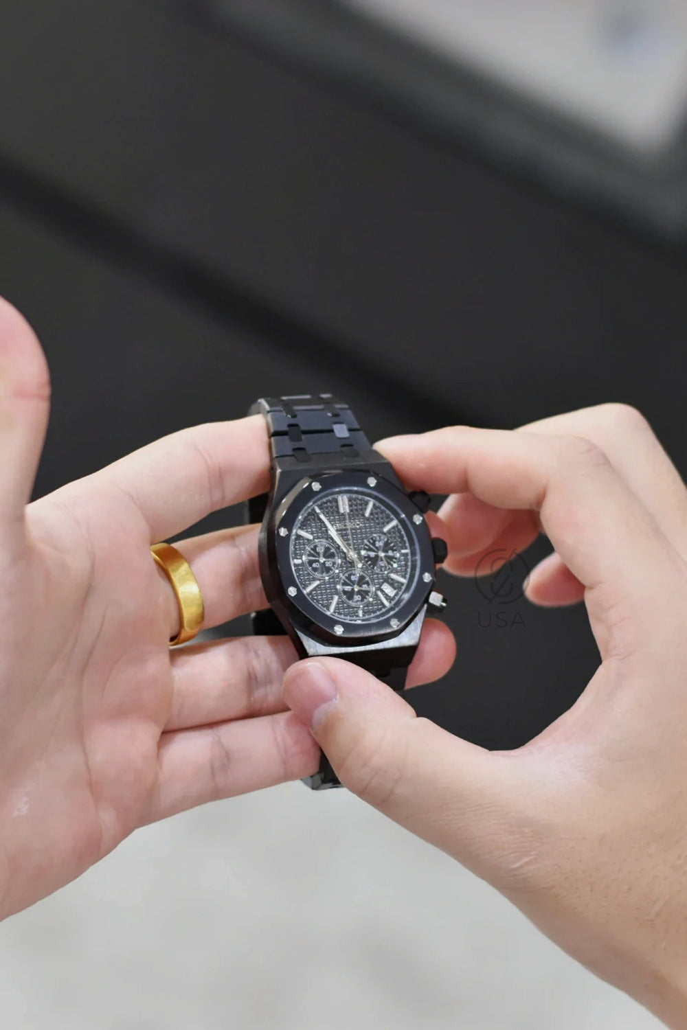 Mod Royal Oak All Black Chronograph