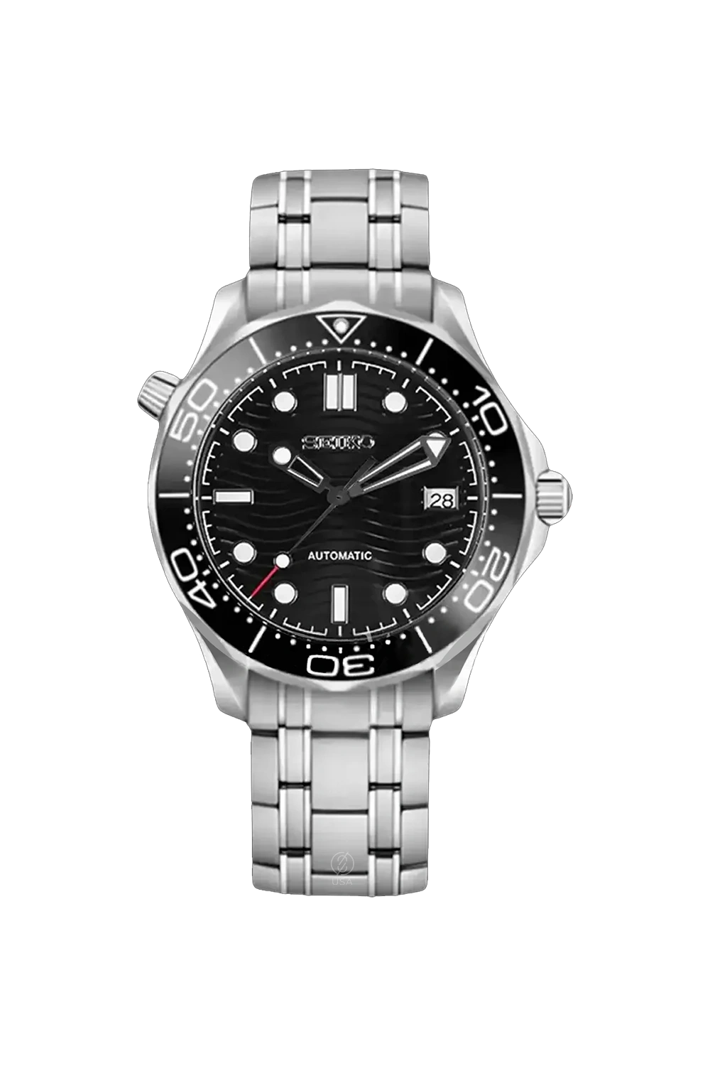 Mod Seamaster Silver Black