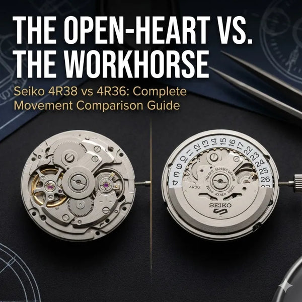 Seiko 4R38 vs 4R36: Open-Heart Movement Differences