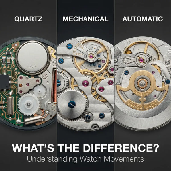 Quartz vs Mechanical vs Automatic Watches: What's the Difference?