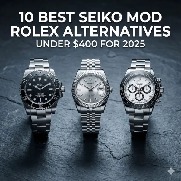 10 Best Seiko Mod Rolex Alternatives Under $400 for 2025