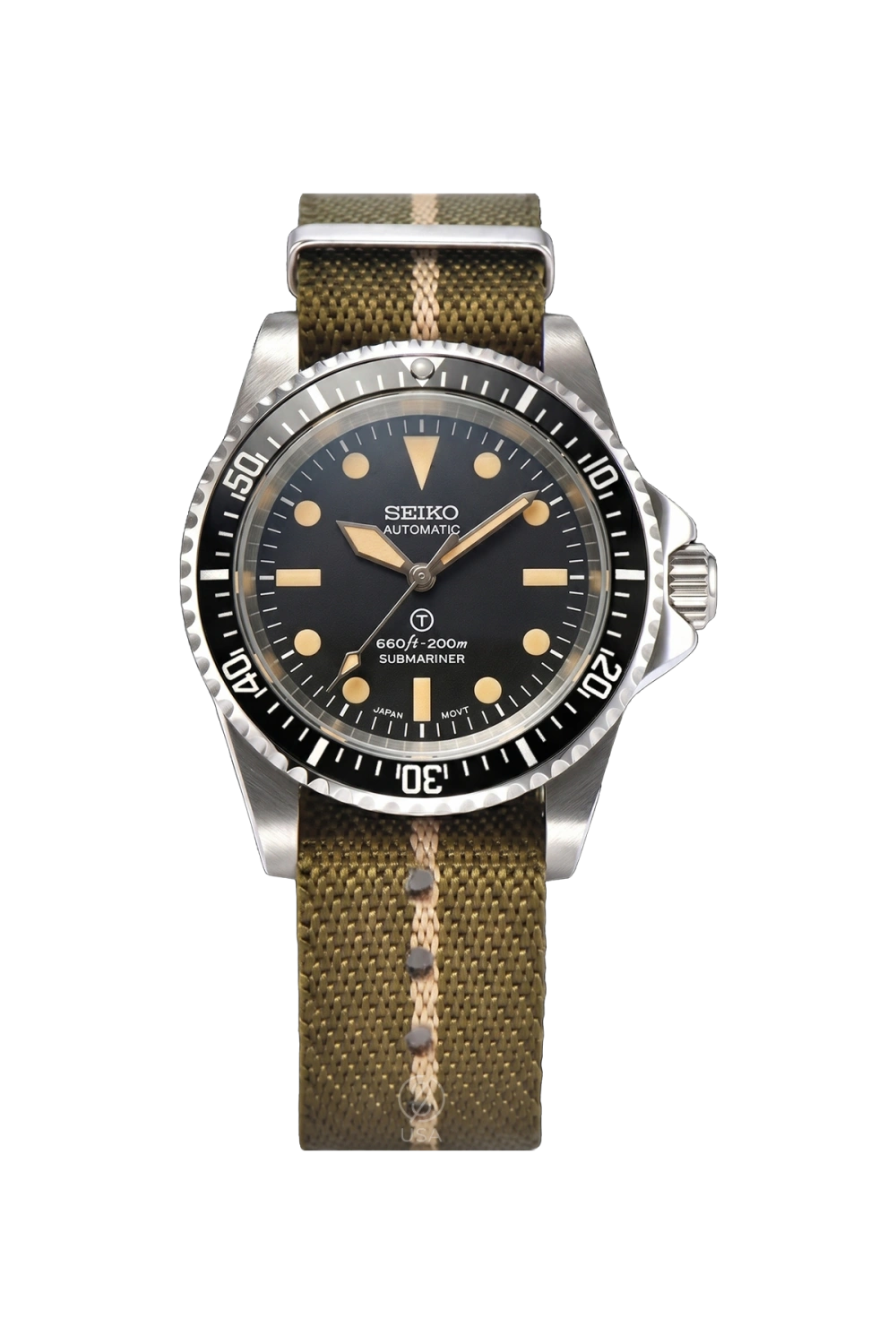 Mod Vintage Submariner Desert Sand