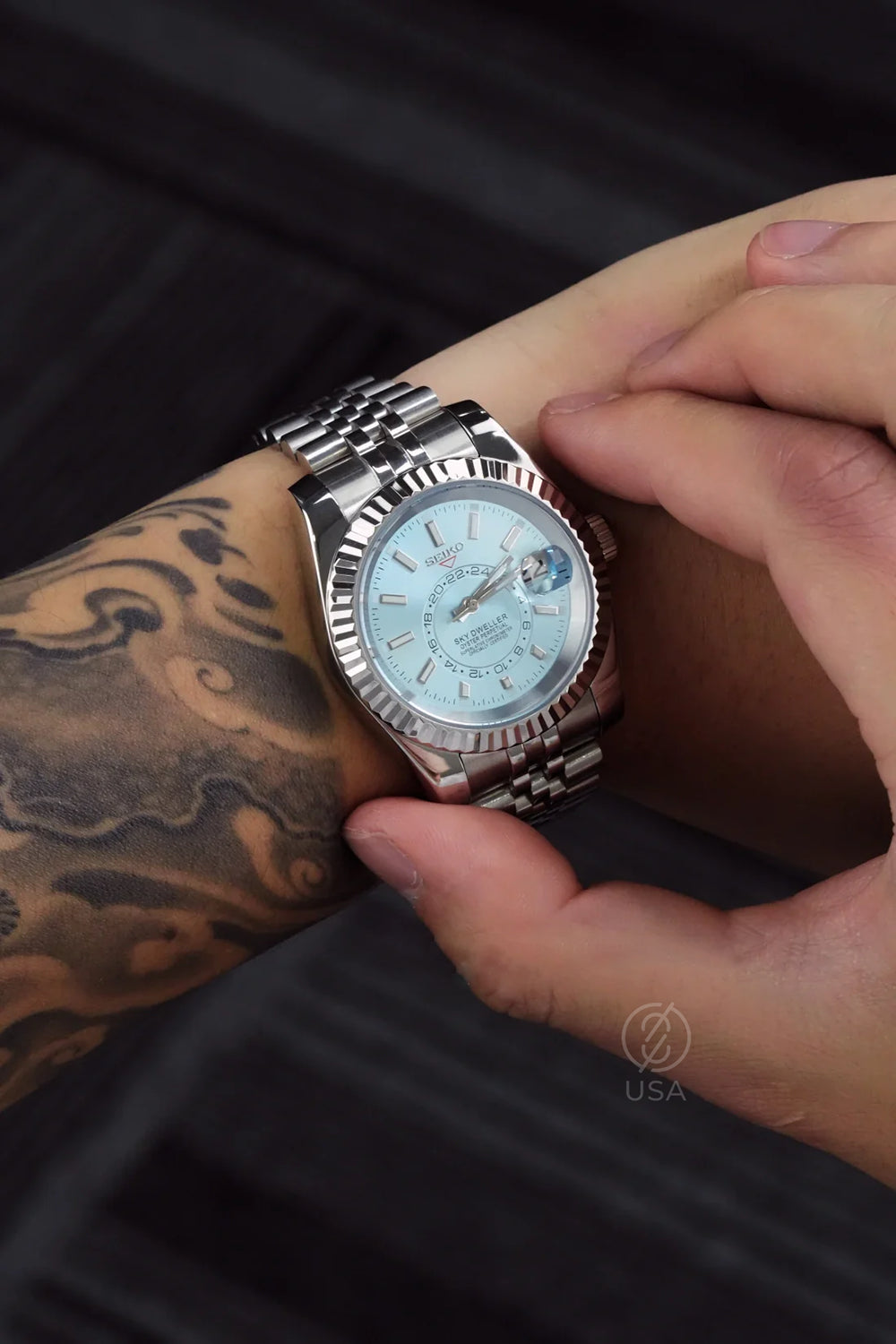 Mod Sky-Dweller Sky Blue