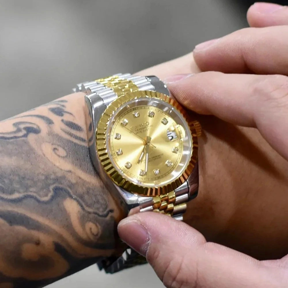 Mod Datejust Two-Tone Gold Diamond