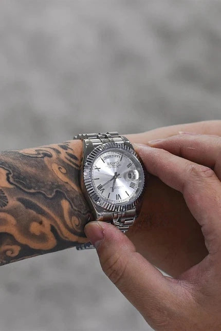 Mod Day-Date Silver