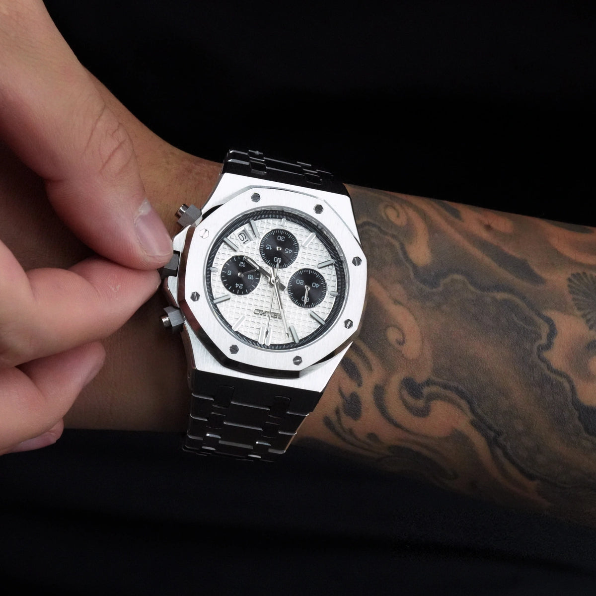 Mod Royal Oak Panda Chronograph
