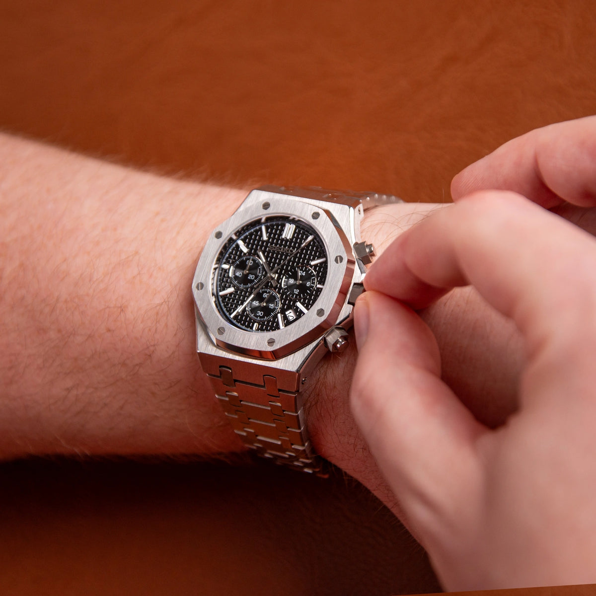 Mod Royal Oak Black Chronograph