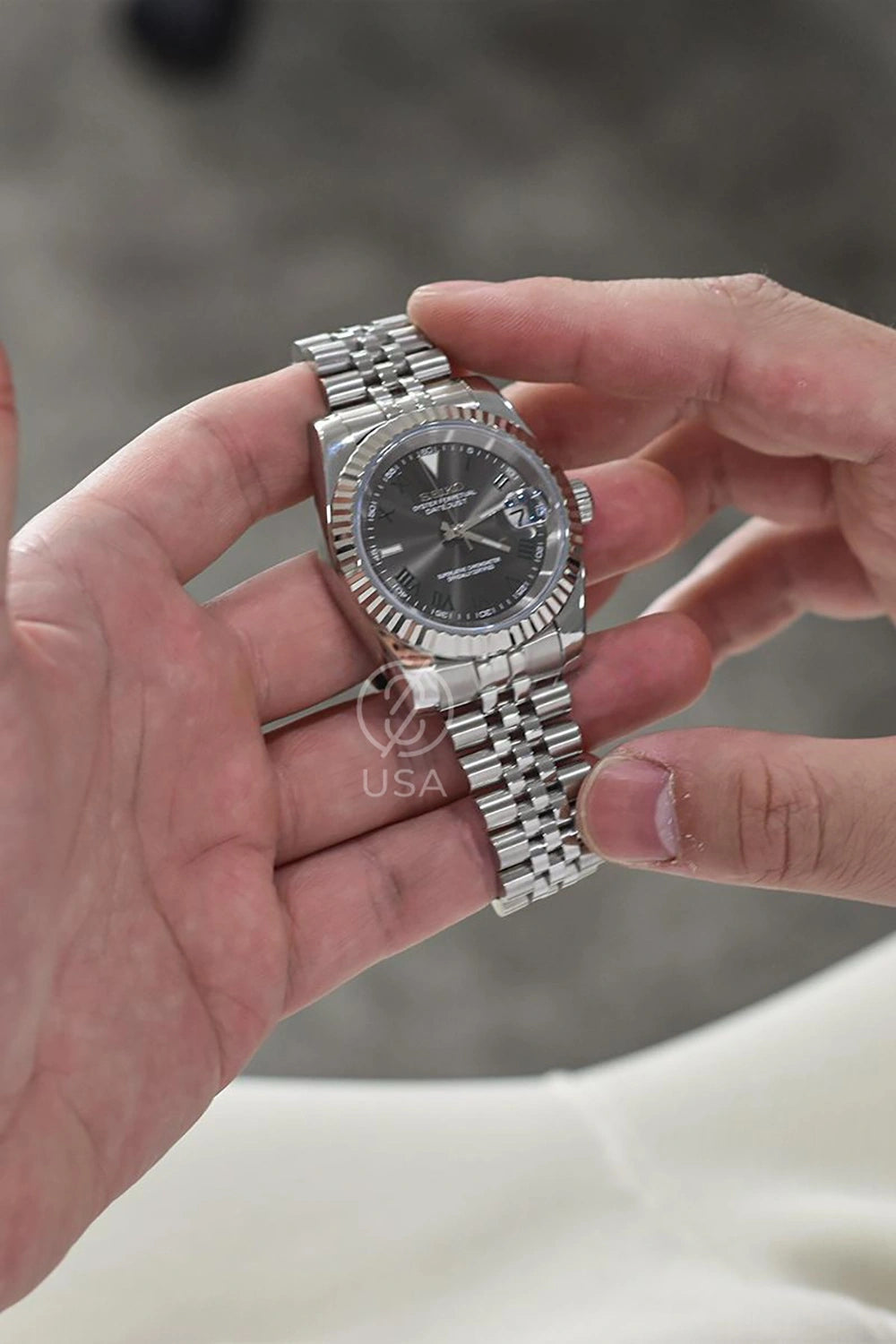Mod Datejust Wimbledon Gray