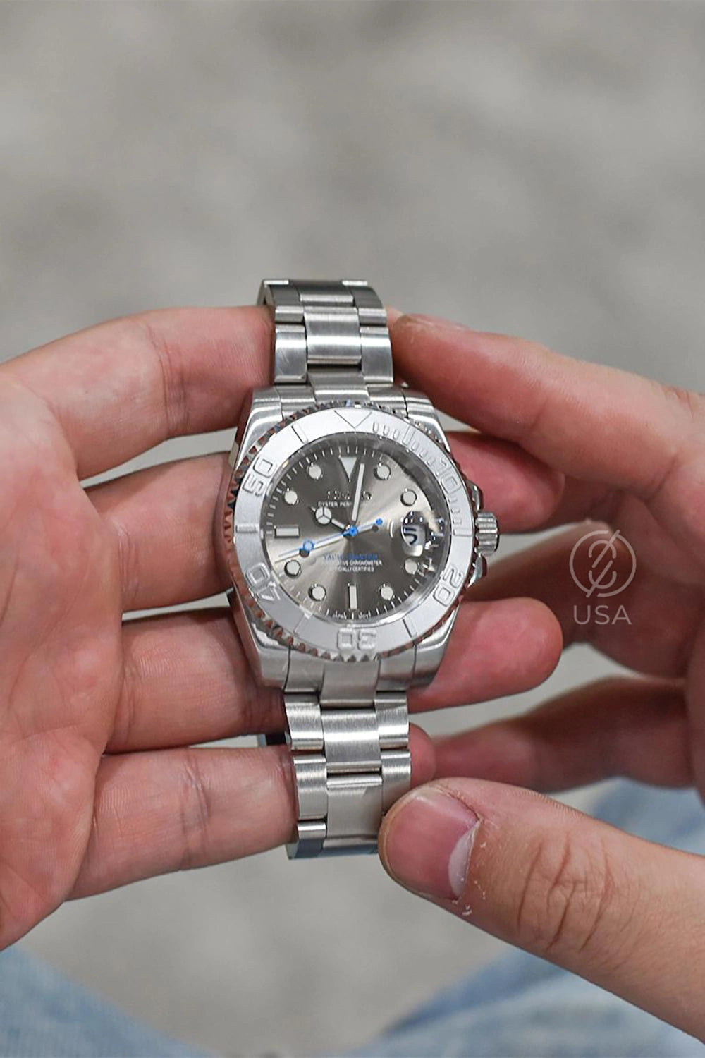 Mod Yacht-Master Silver Gray