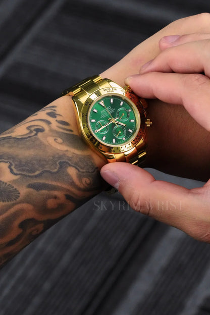 Mod Daytona Gold Green - SKYRIM WRIST