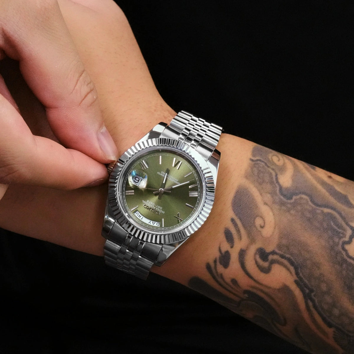 Mod Day-Date Green