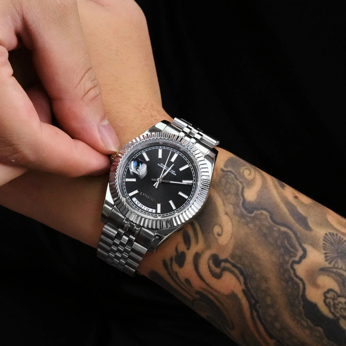 Mod Day-Date Black