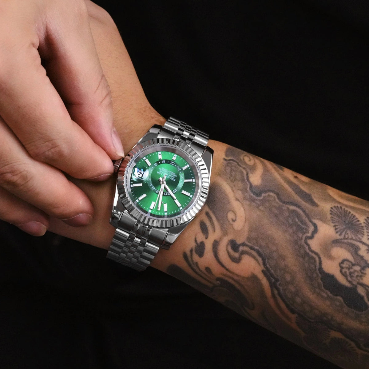 Mod Sky-Dweller Green
