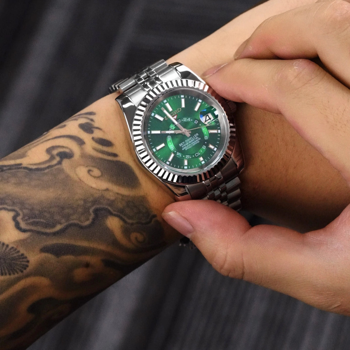 Mod Sky-Dweller Green