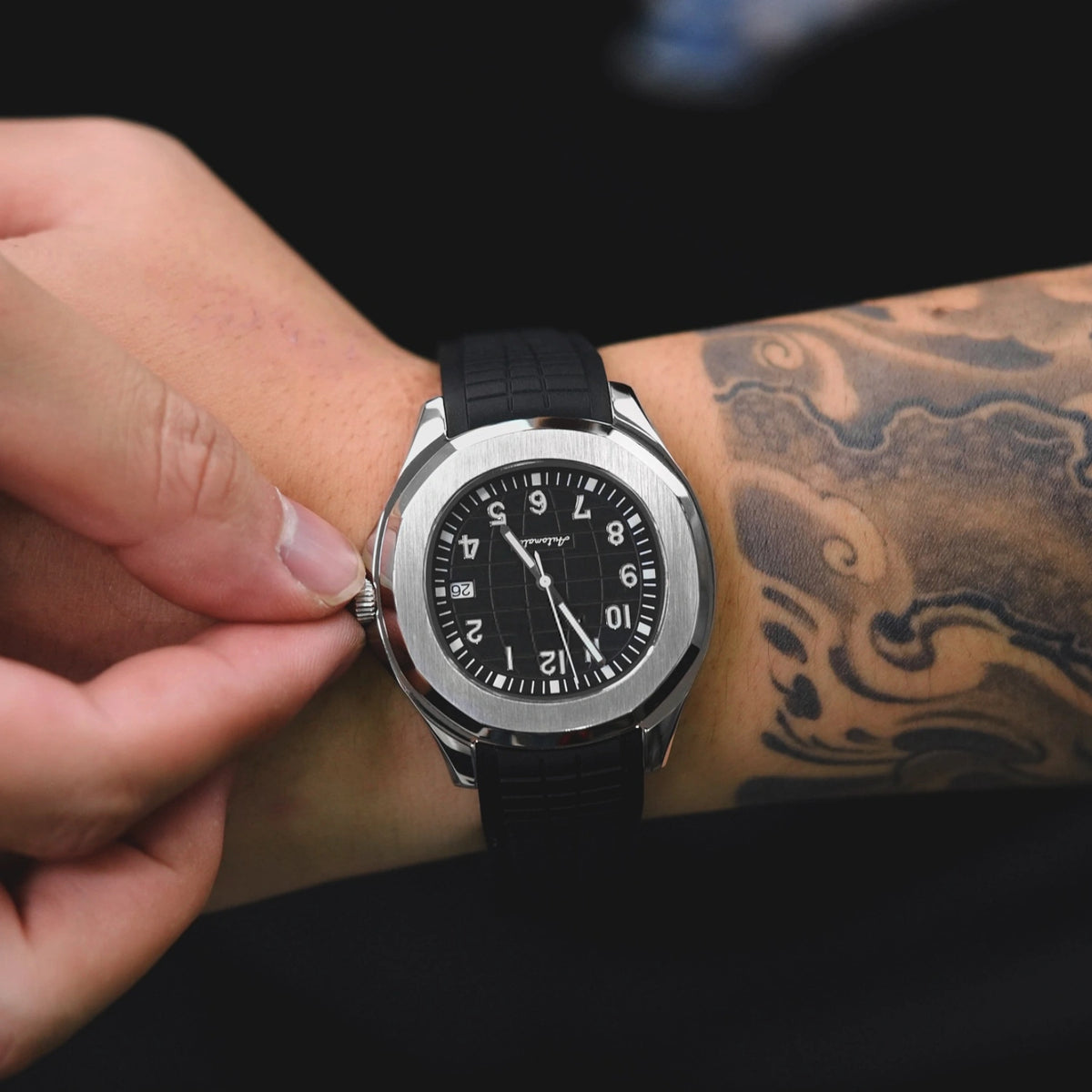Mod Aquanaut Silver Black