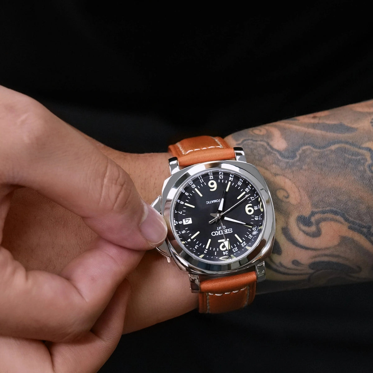 Mod Luminor Brown - Pilot GMT