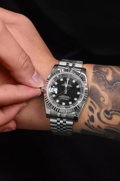 Mod Datejust Black Diamond