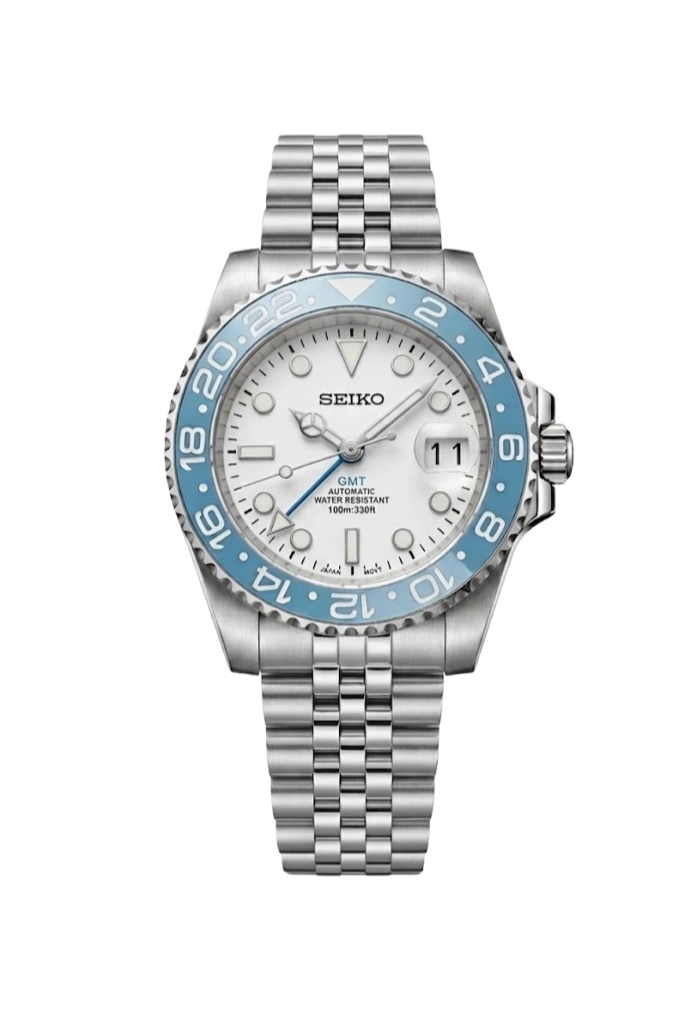 Mod GMT-Master II Snow Blue