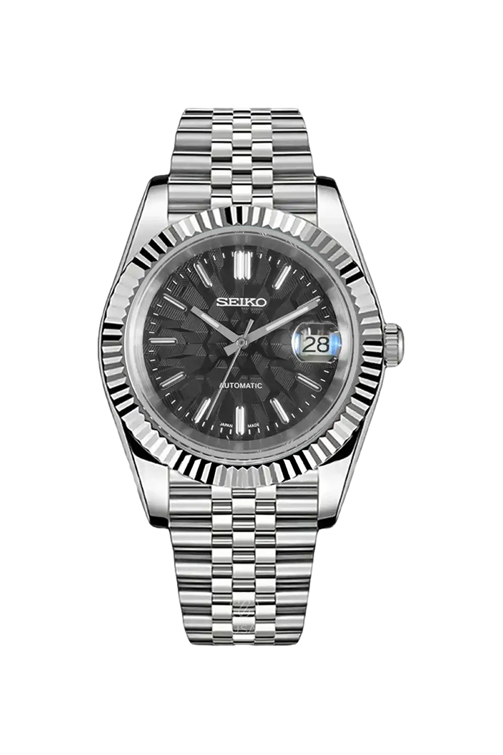 Mod Datejust Mosaic Black