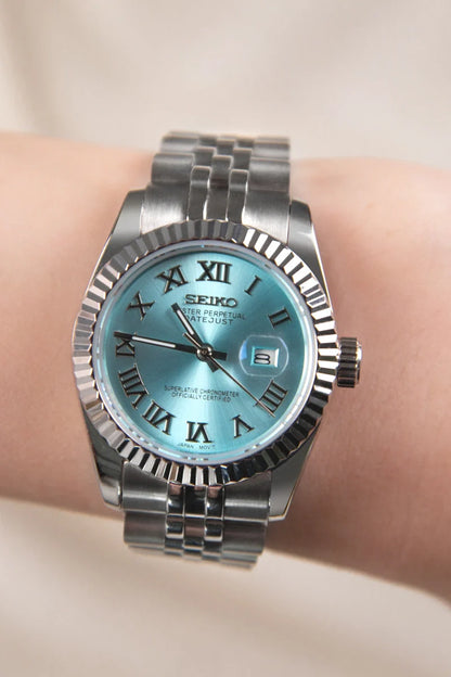 Mod Datejust Roman Sky Blue - 31mm - SKYRIM WRIST 