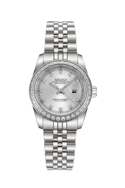 Mod Datejust Silver Diamond - 31mm - SKYRIM WRIST 