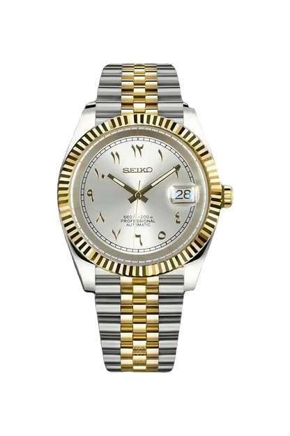 Mod Datejust Two-Tone Gold Arabic