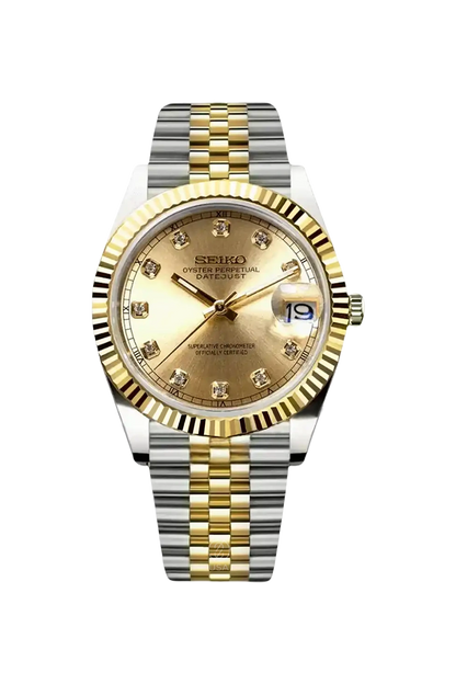 Mod Datejust Two-Tone Gold Diamond
