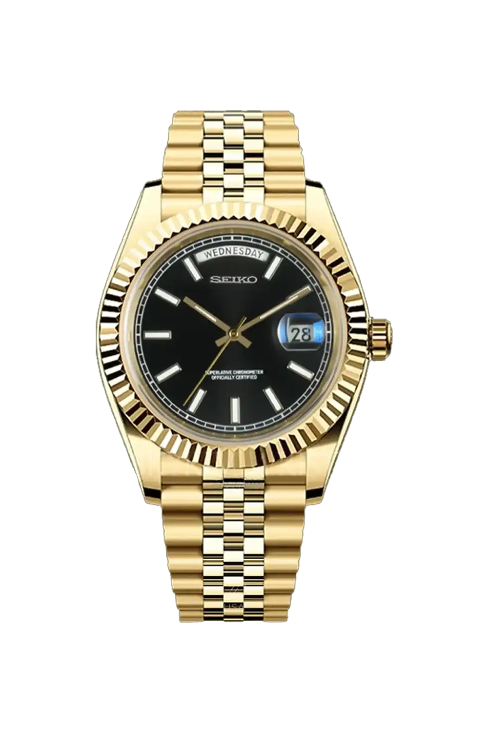 Mod Day-Date Gold Black