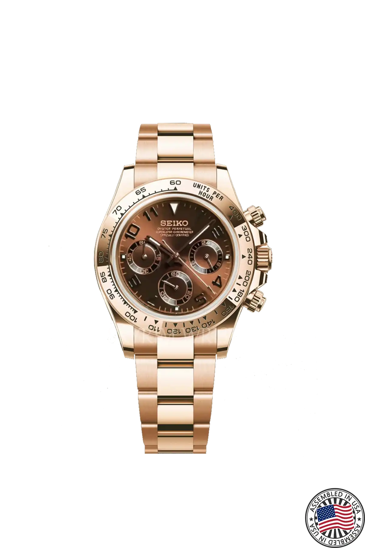 Mod Daytona Rose Gold Brown by SKYRIM SEIKOMOD