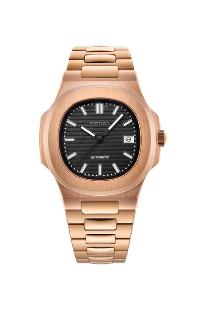 Mod Nautilus Rose Gold Black