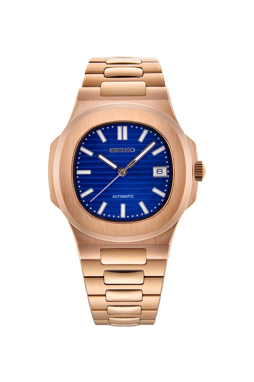 Mod Nautilus Rose Gold Blue