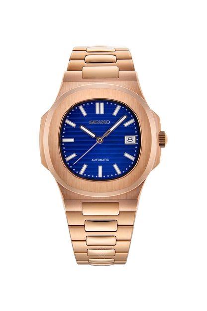 Mod Nautilus Rose Gold Blue
