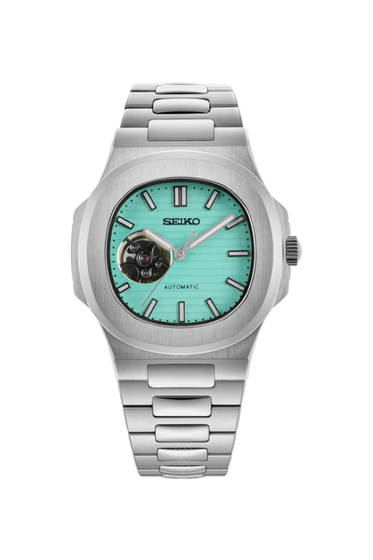Mod Nautilus Skeleton Tiffany Blue