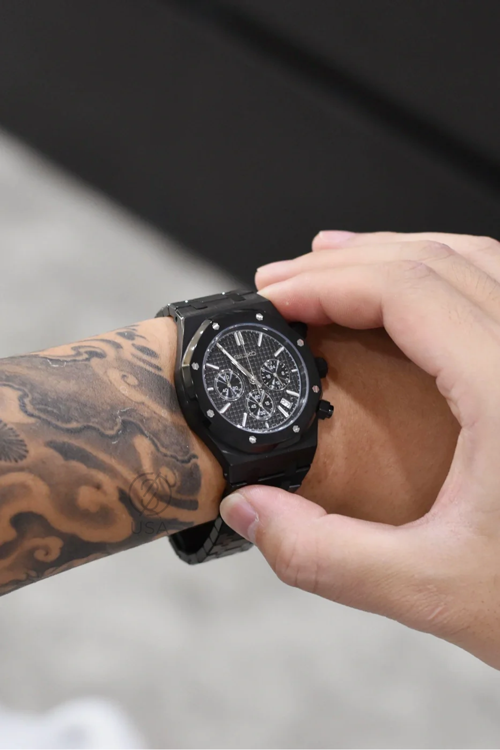 Mod Royal Oak All Black Chronograph