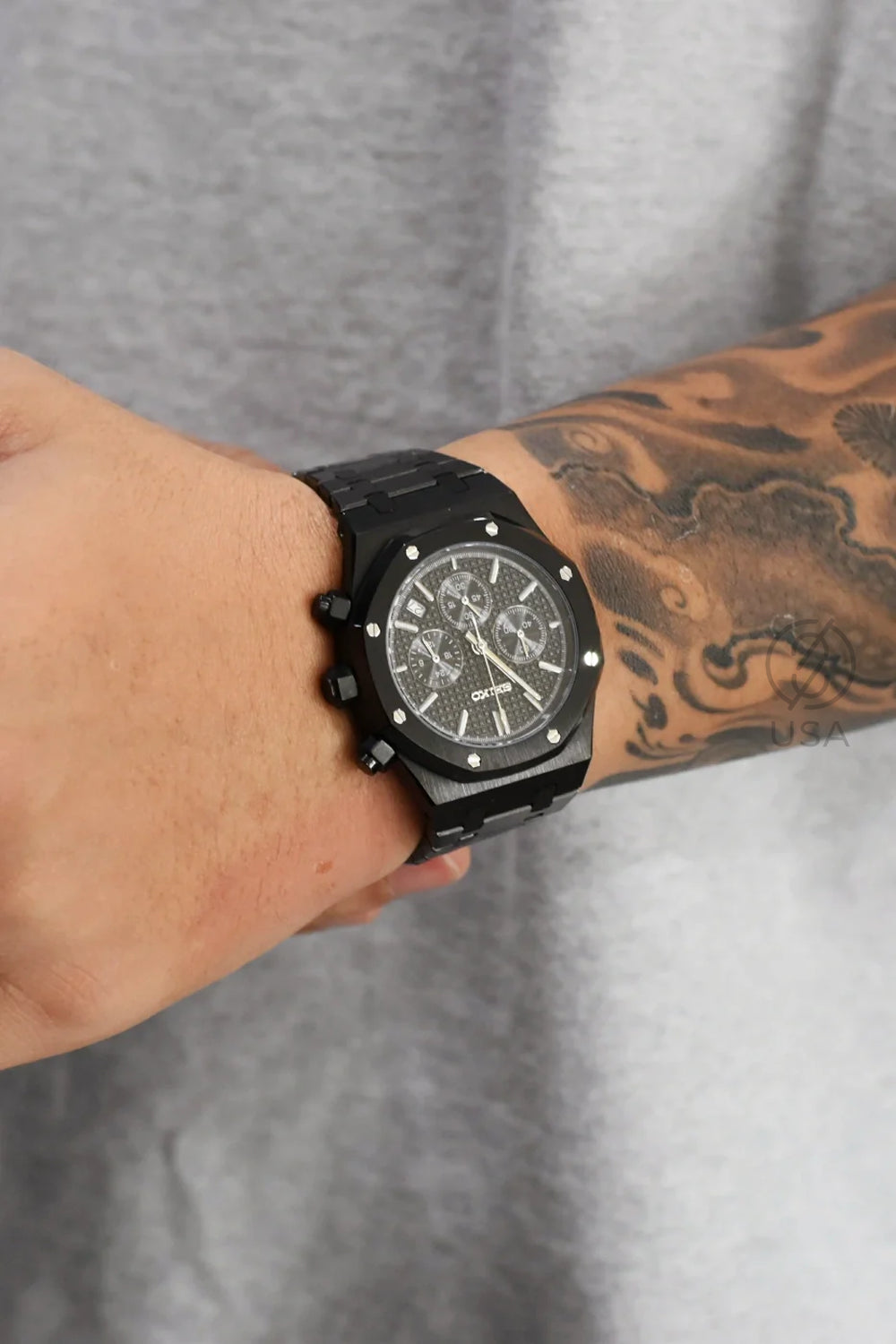 Mod Royal Oak All Black Chronograph