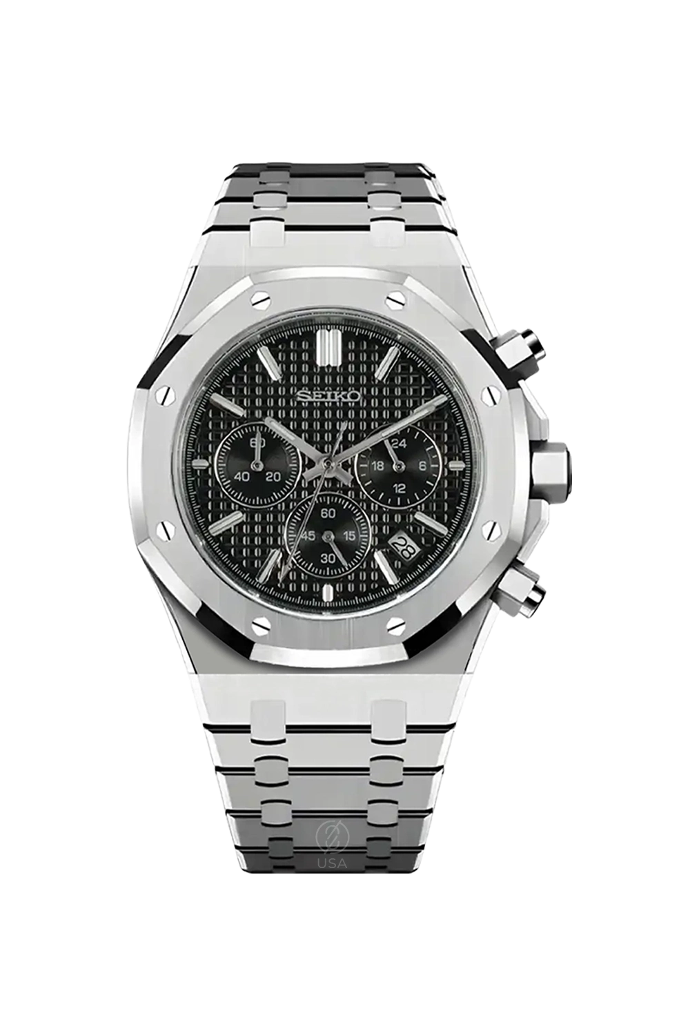 Mod Royal Oak Black Chronograph