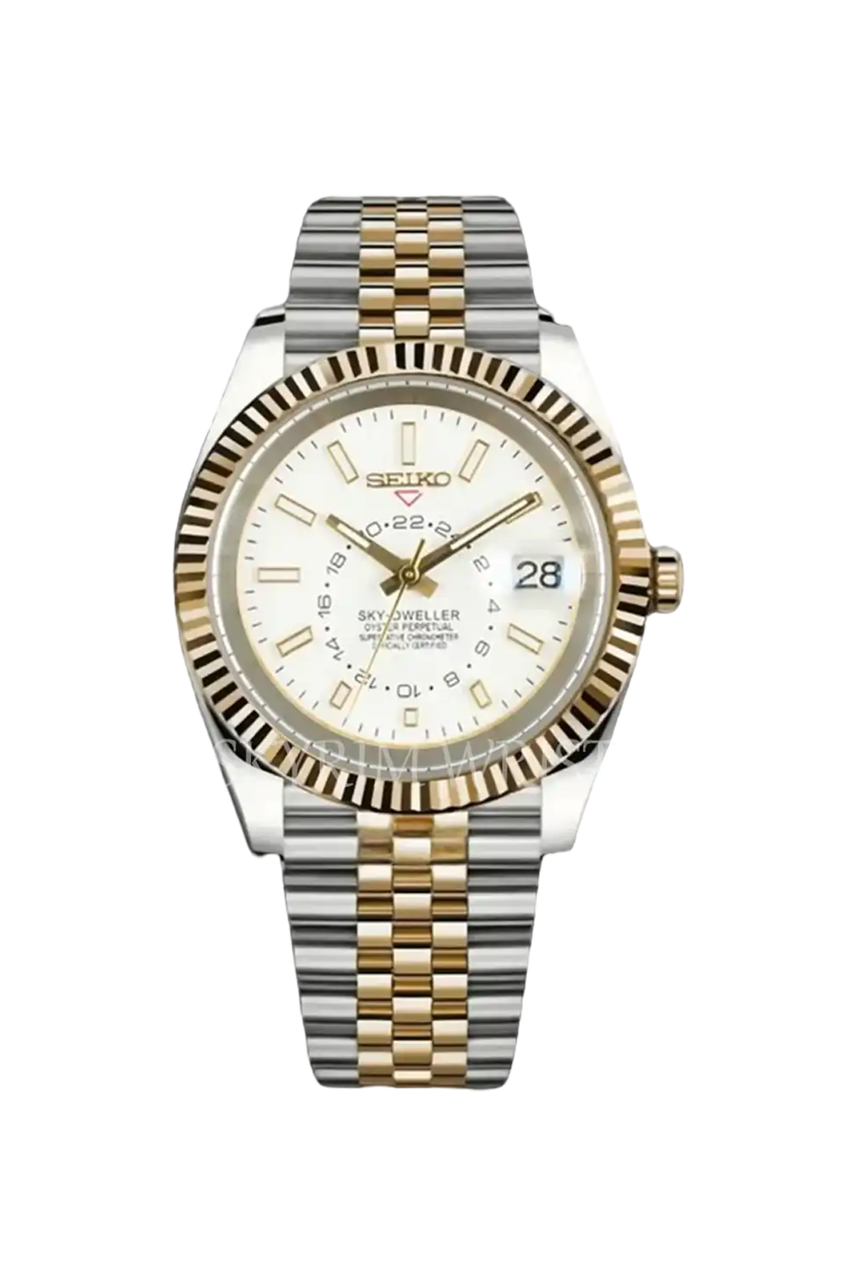 Mod Sky-Dweller Two-Tone Gold White - SKYRIM WRIST 