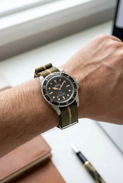 Mod Vintage Submariner Desert Sand