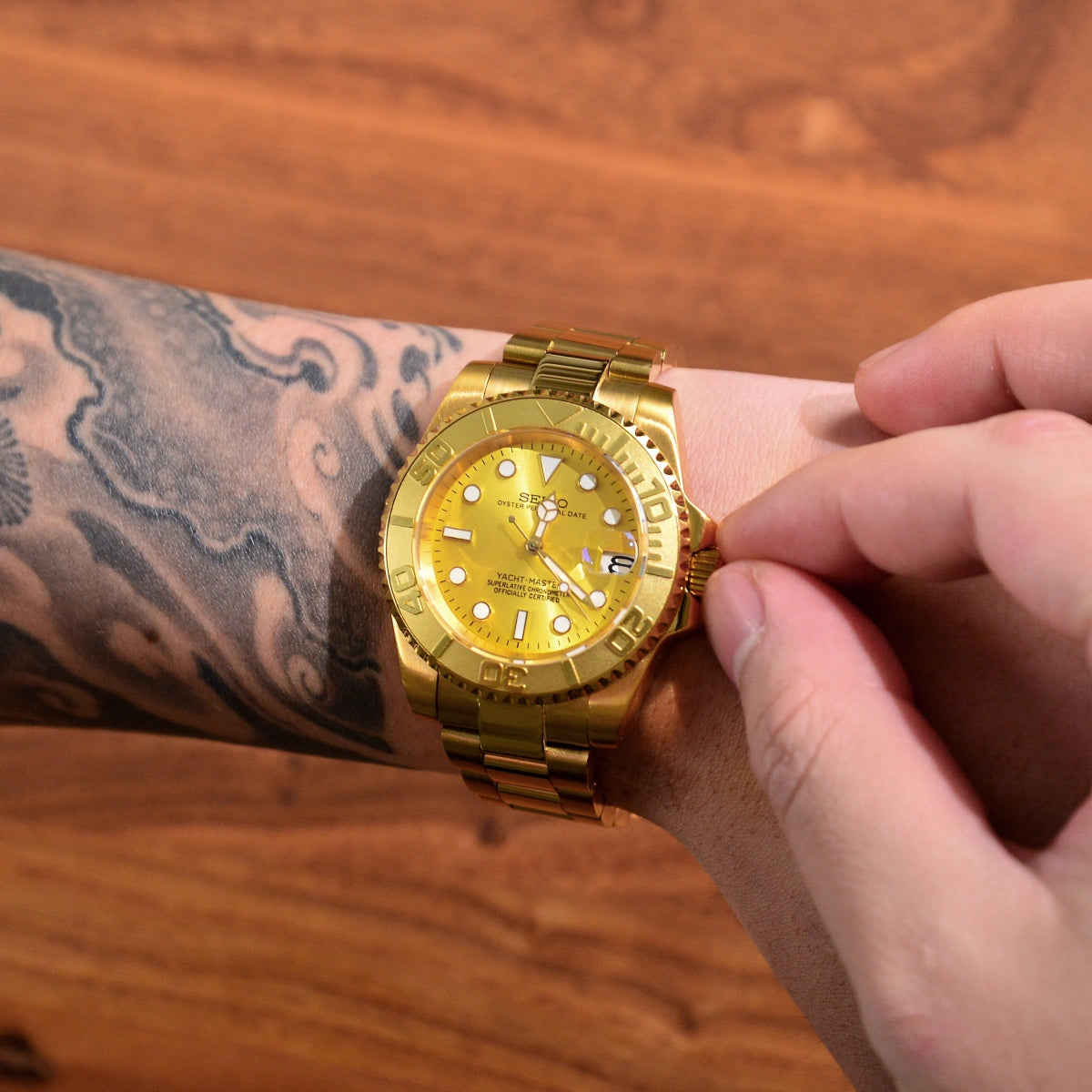 Mod Yacht-Master Gold