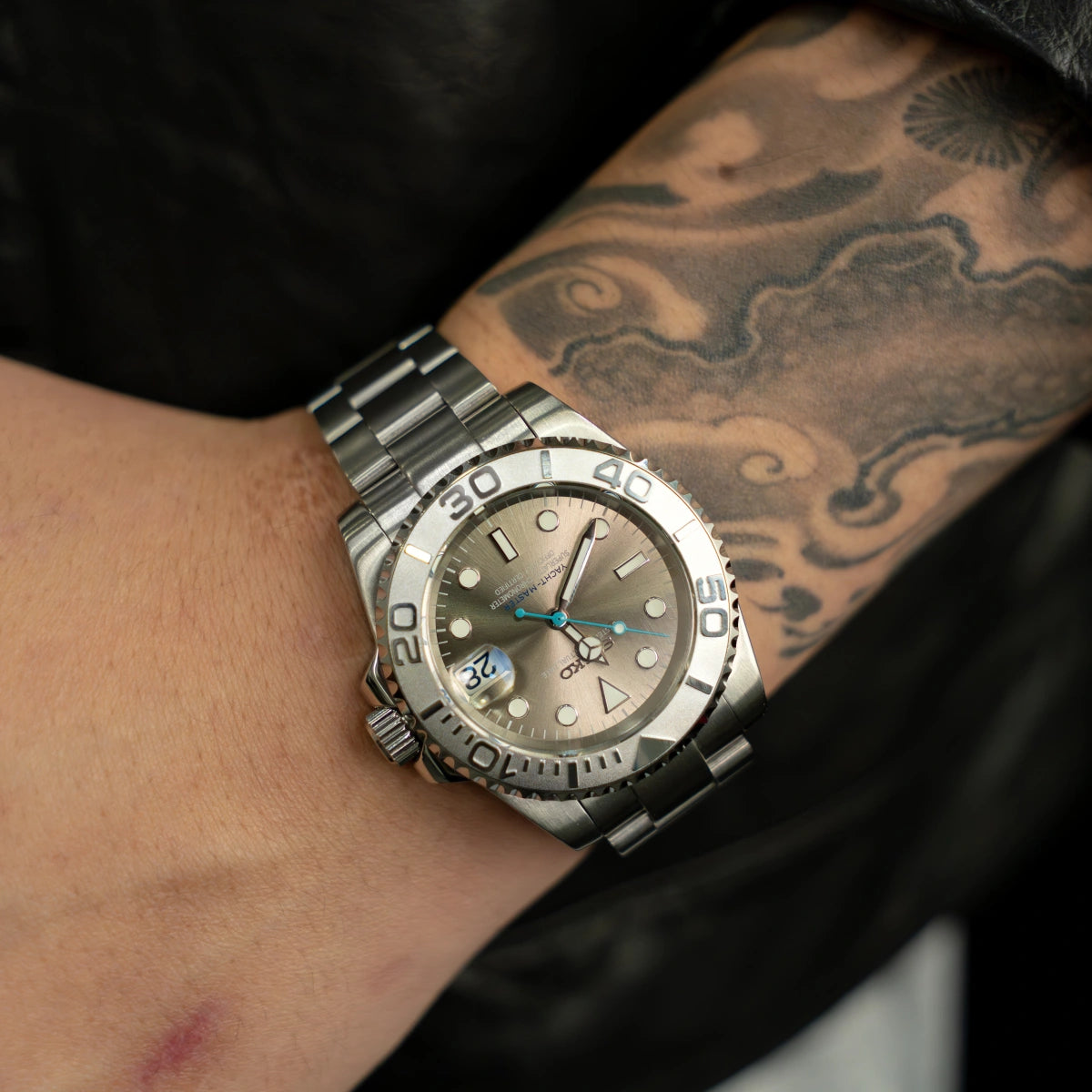 Mod Yacht-Master Silver Gray