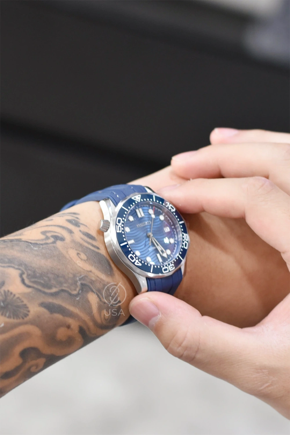 Mod Seamaster Blue Wave