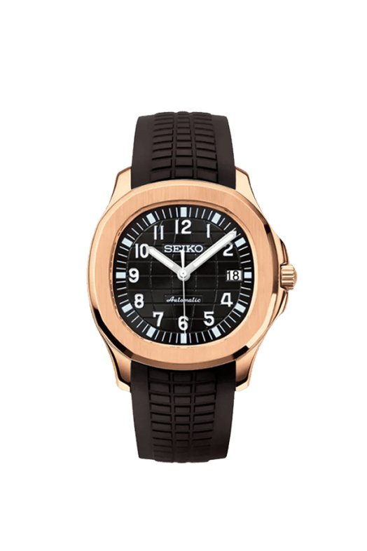 Skyrim Seiko Aquanaut Mod Rose Gold Black - SKYRIM SEIKOMOD