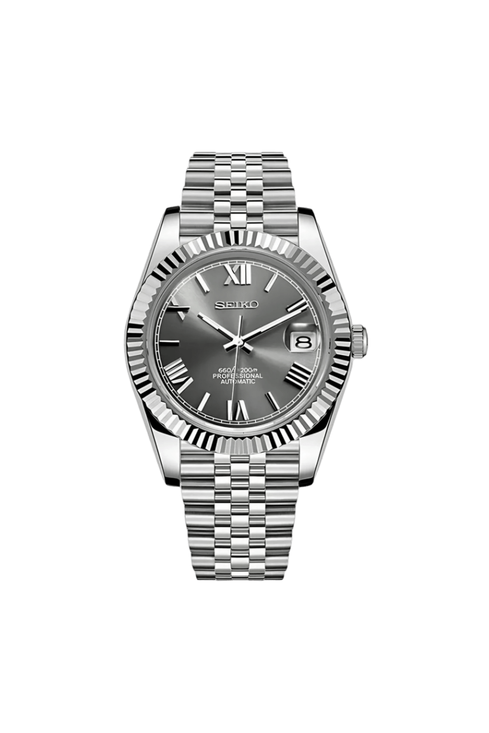 Seiko Datejust Mod Gray