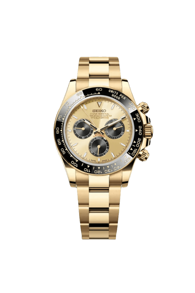 Skyrim Seiko Daytona Gold Black - SKYRIM SEIKOMOD