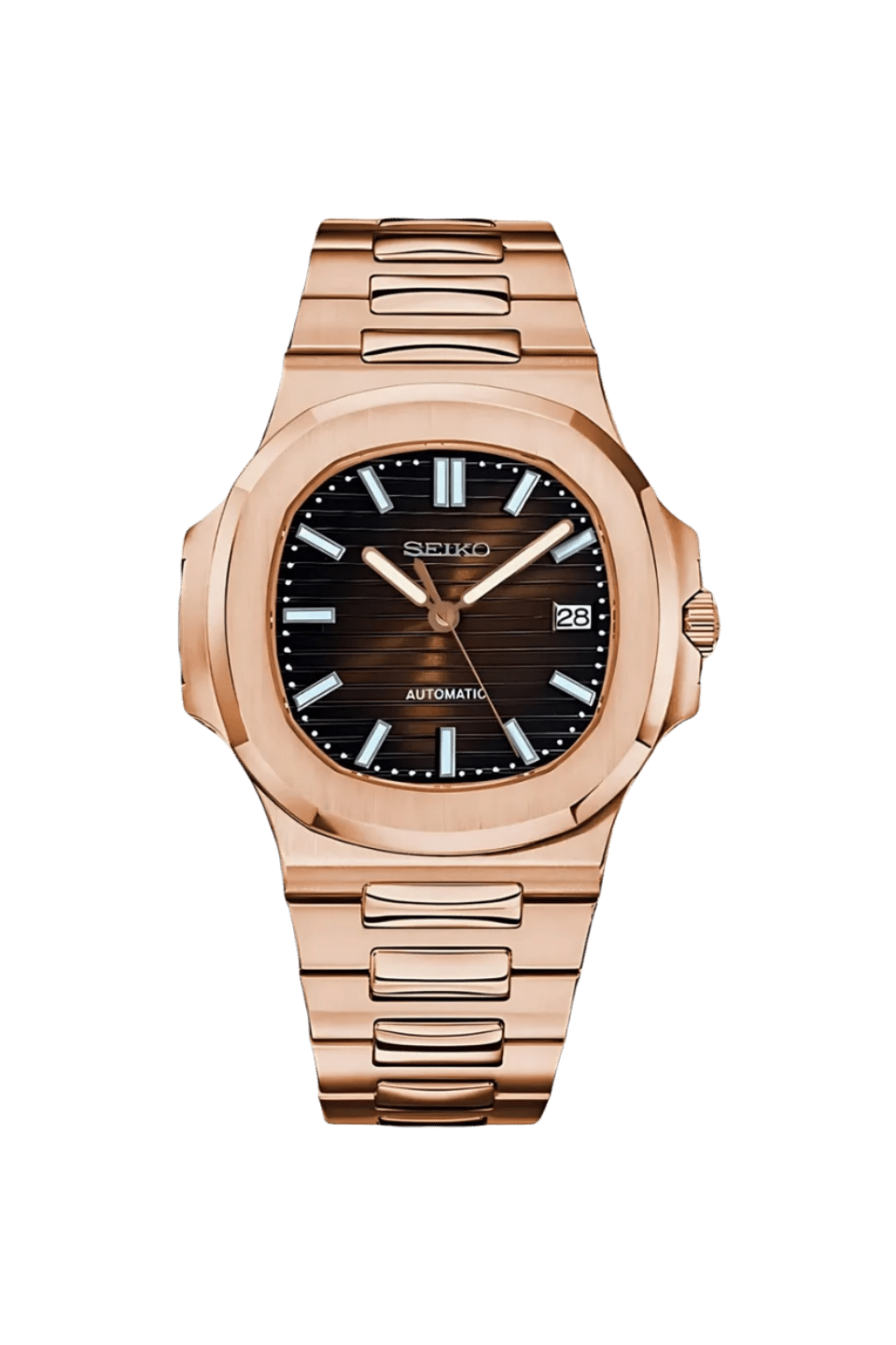 NAUTIKO ROSE GOLD BROWN